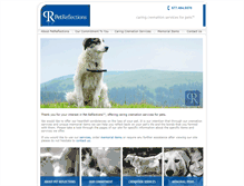 Tablet Screenshot of pet-reflections.com